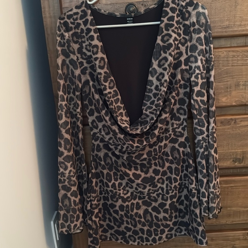 SHEIN dress with scoop neck top. Size: small. Never worn.
